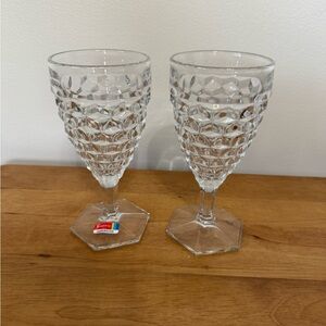 Fostoria American Clear Glass Goblet
